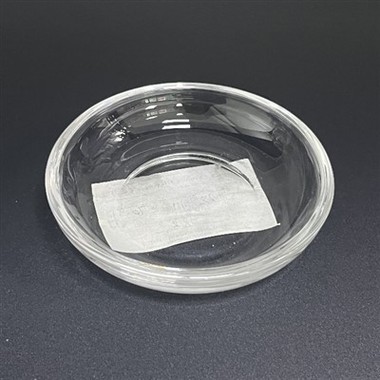 Round Glass Soap Dish